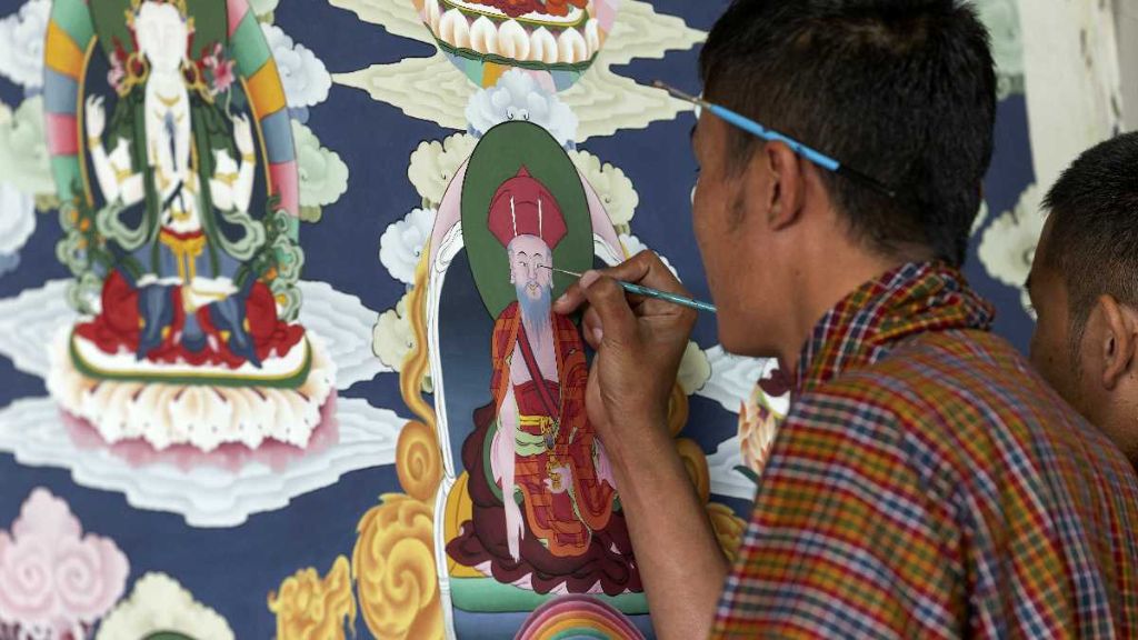 Tìm hiểu nghệ thuật Bhutan tại Học viện Mỹ thuật Zorig Chusum