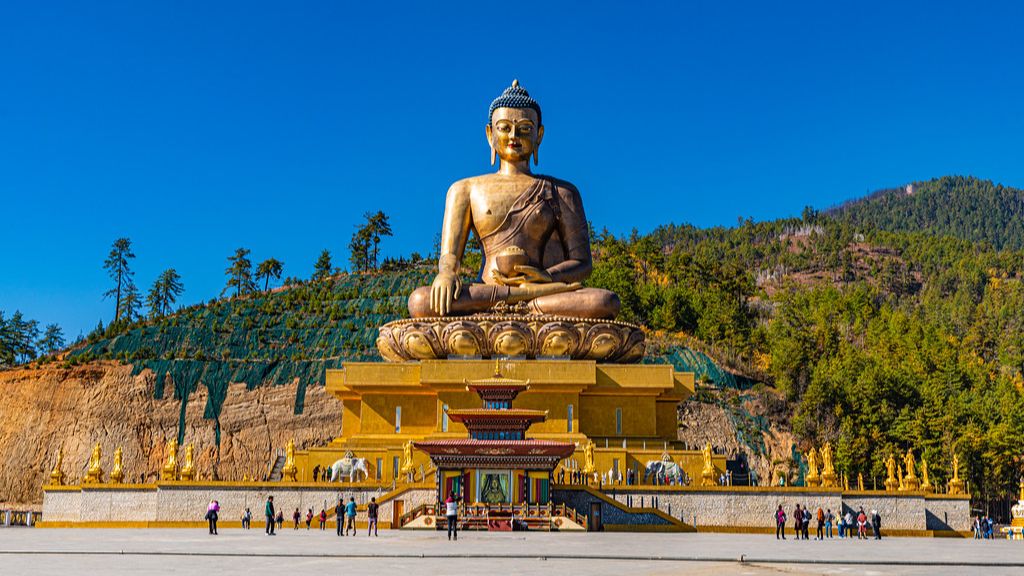 Tượng Phật Dordenma bằng vàng và đồng lớn nhất Đông Nam Á