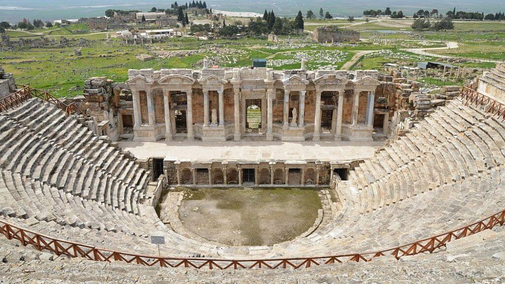 Thành phố cổ Hierapolis  Tàn tích đế chế La Mã   Hy Lạp ở Thổ Nhĩ Kỳ
