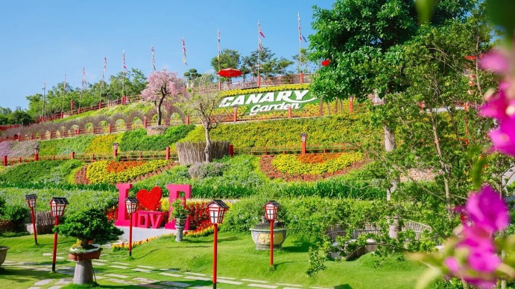 Cảnh quan thiên nhiên ấn tượng tại Canary Garden