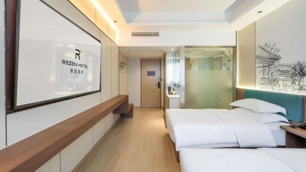 Không gian phòng khách sạn dự kiến tại Ô Trấn