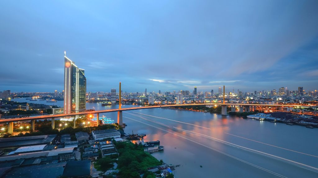 Dòng sông Chao Phraya nổi tiếng