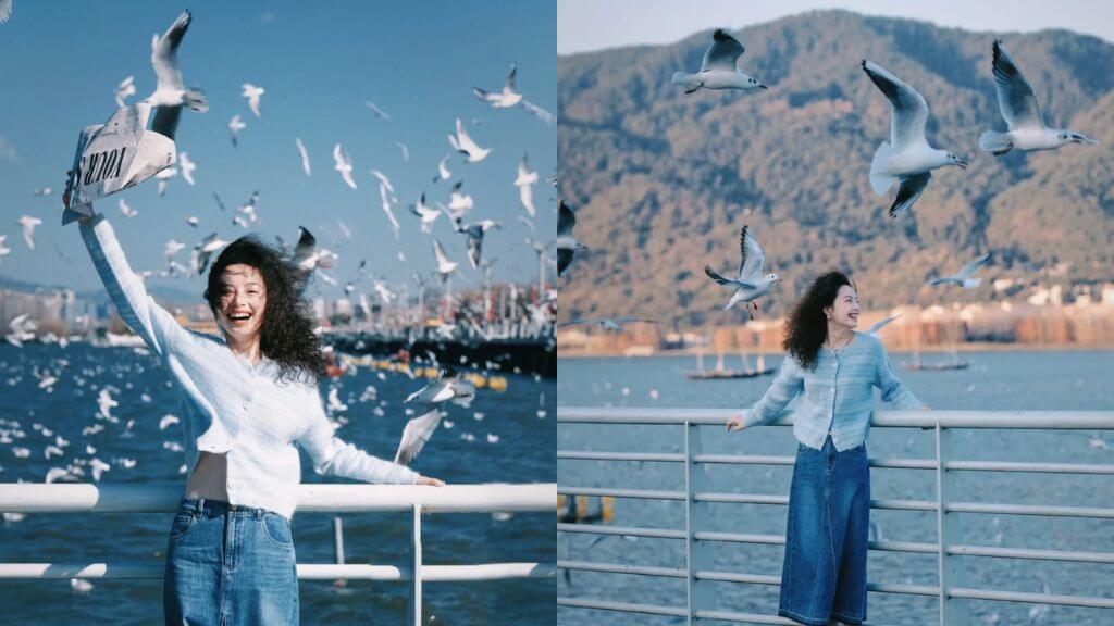 Hồ Điền Trì mùa hải âu