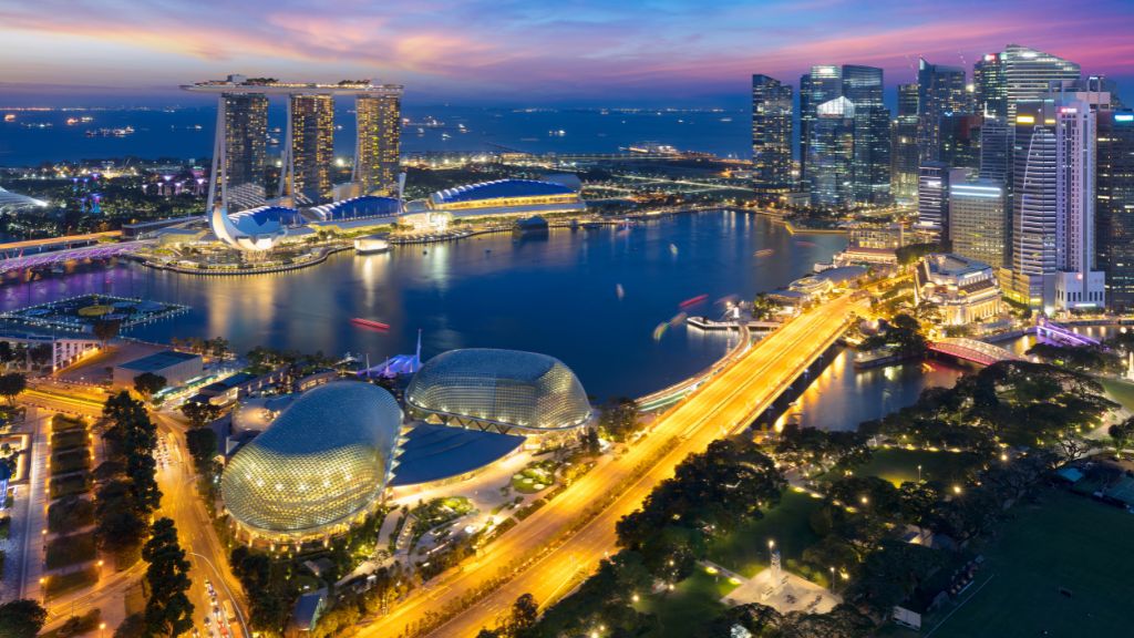 Singapore lung linh về đêm