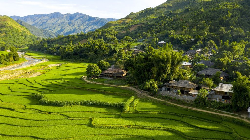 Toàn cảnh khung cảnh bình yên tại Mù Cang Chải