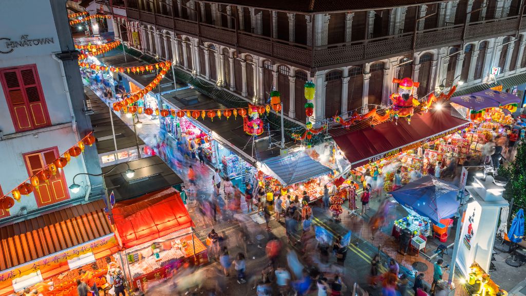 Khu phố người hoa China Town Singapore