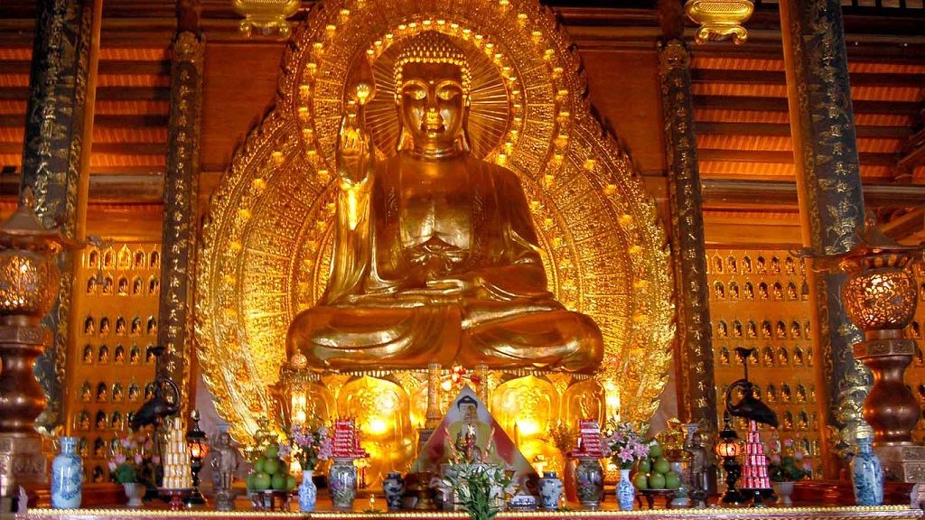 Tượng Phật Tổ Như Lai của Chùa Bái Đính