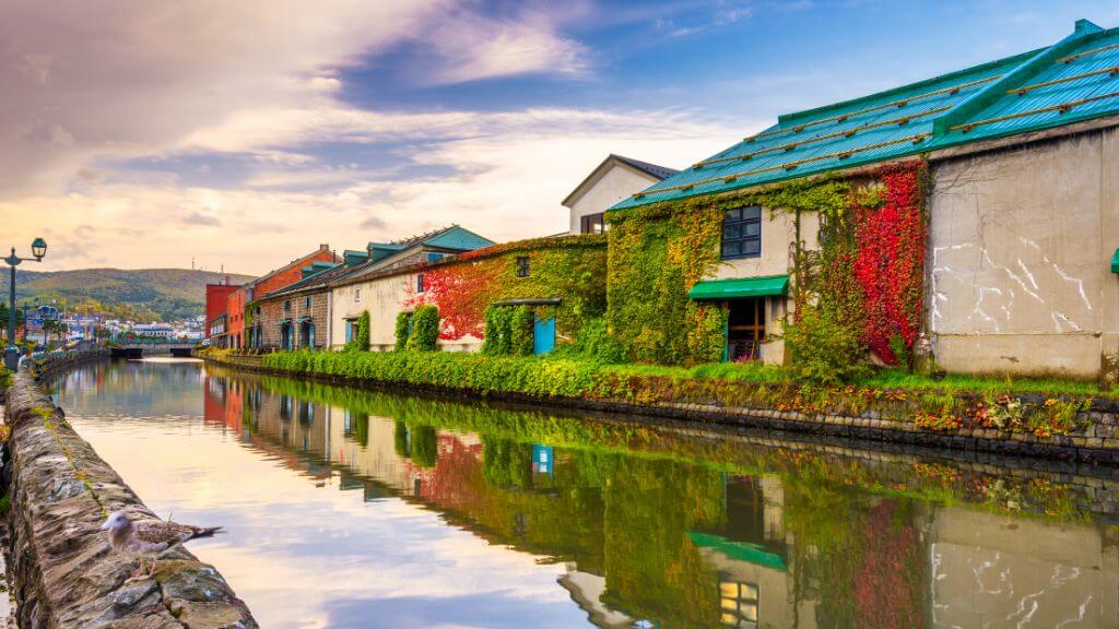 Kênh Otaru Canal là một trong những biểu tượng của thành phố Otaru