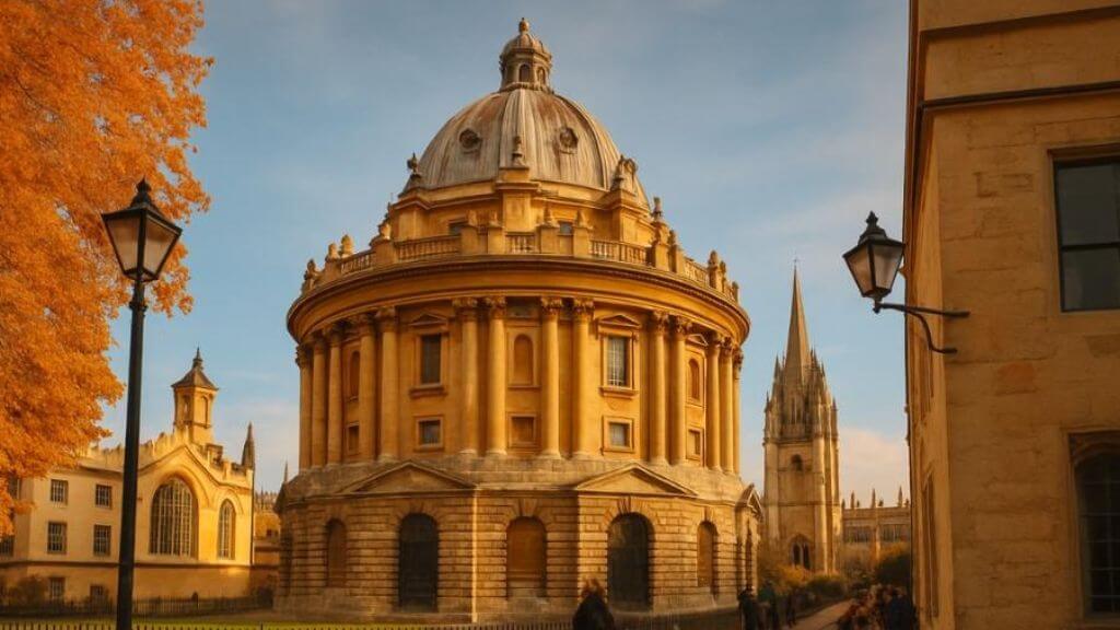 Radcliffe Camera, thư viện hình tròn mang tính biểu tượng của Oxford.