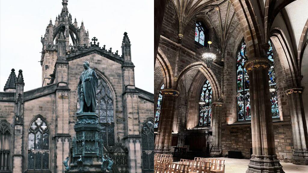 Nhà thờ St  Giles' Cathedral, công trình lịch sử gắn liền với Scotland