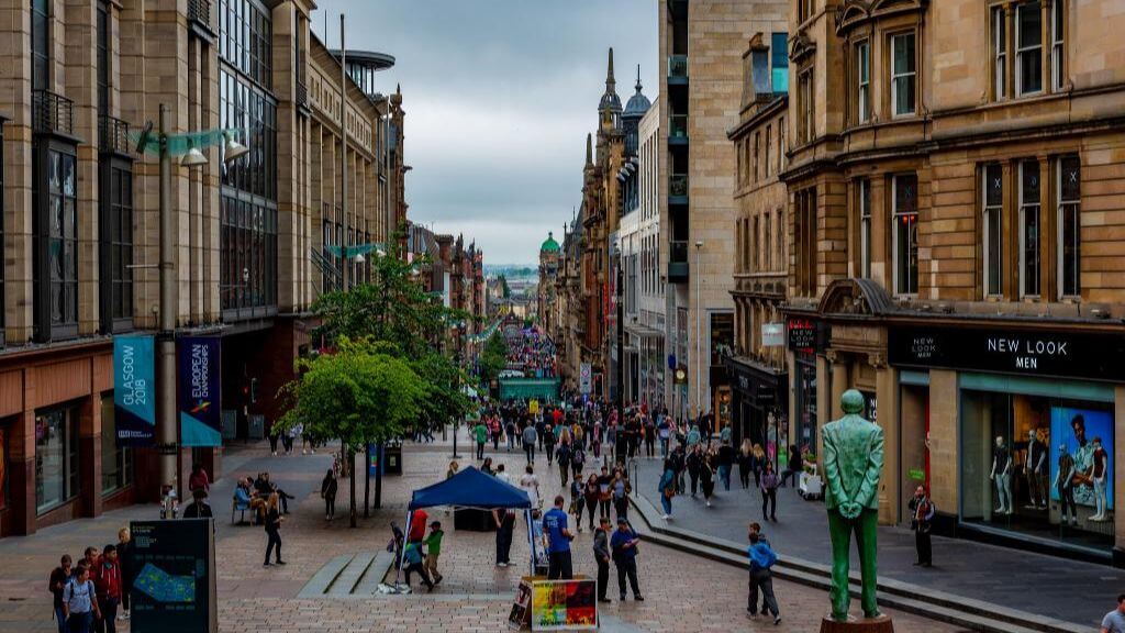 Buchanan Street – tuyến phố mua sắm nhộn nhịp bậc nhất Glasgow