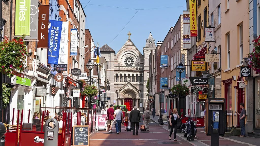 Grafton Street – con phố sôi động nổi tiếng với không khí nhộn nhịp