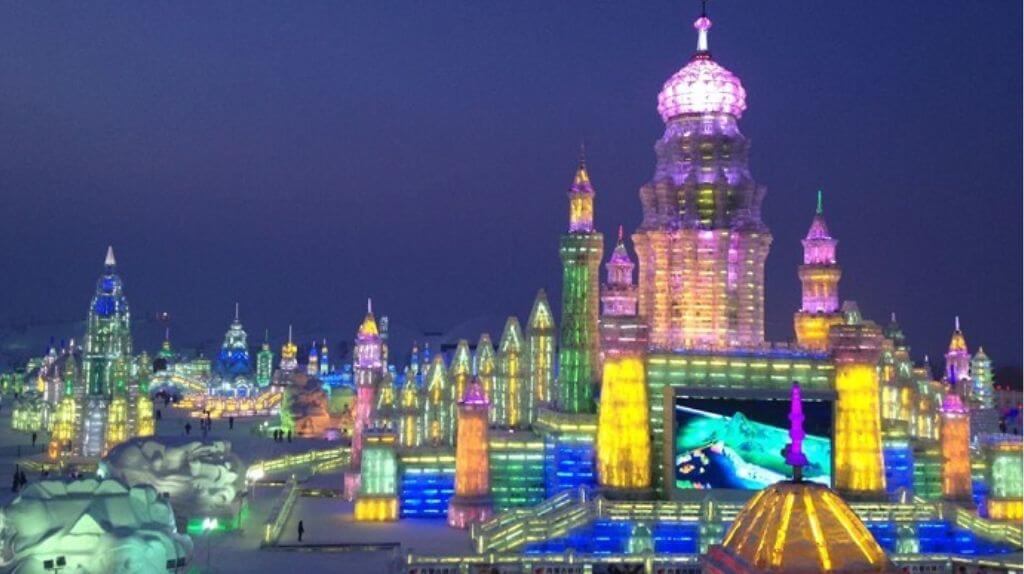 Cáp Nhĩ Tân về đêm