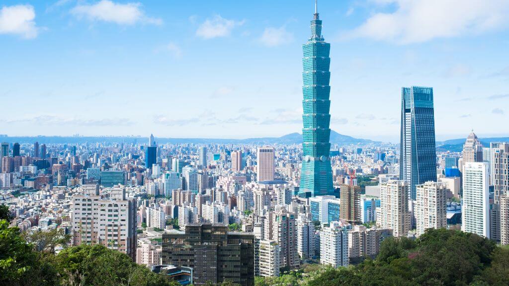 Toàn cảnh Đài Bắc nhìn từ trên cao