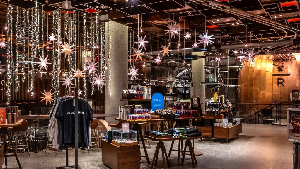 Thưởng thức cafe tại Starbucks Reserve Roastery