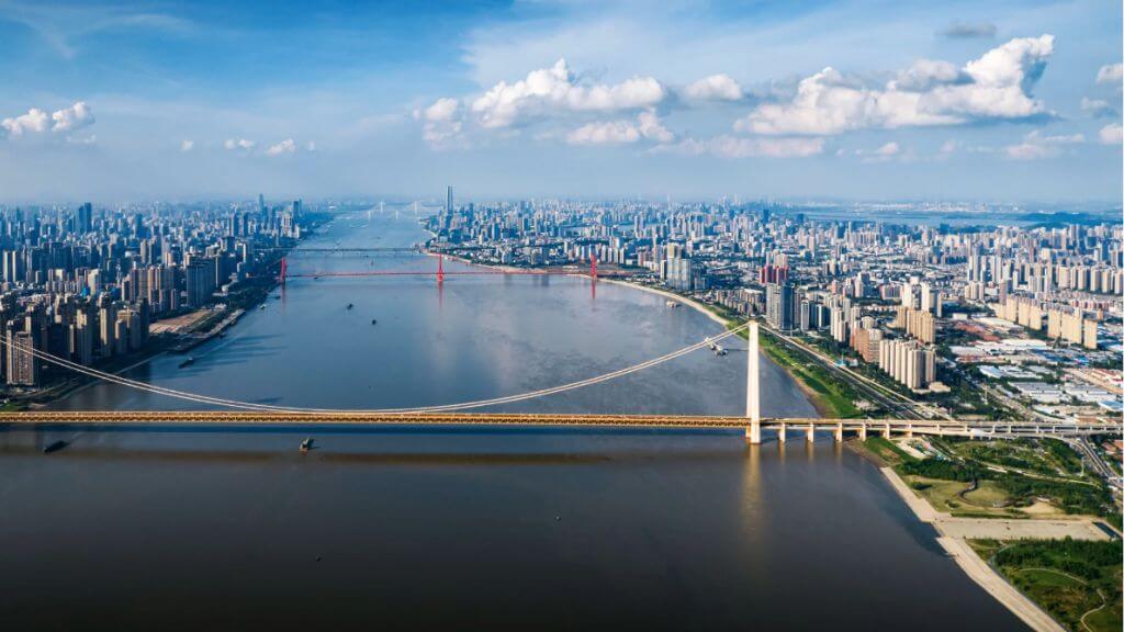 Toàn cảnh Vũ Hán nhìn từ trên cao