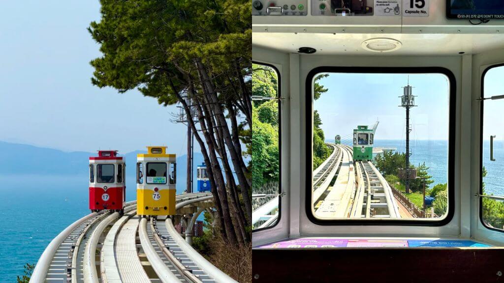 Chiêm ngưỡng bãi biển Haeundae và cảng Cheongsapo thơ mộng qua ô cửa kính tàu ven biển Haeundae