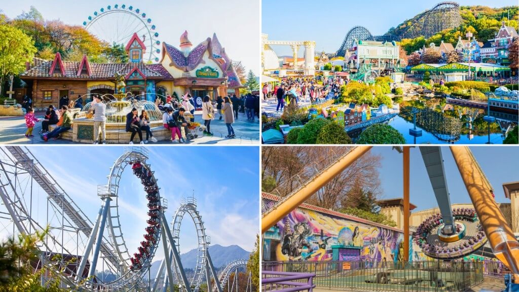 Trải nghiệm các trò chơi hấp dẫn ở Công viên Everland