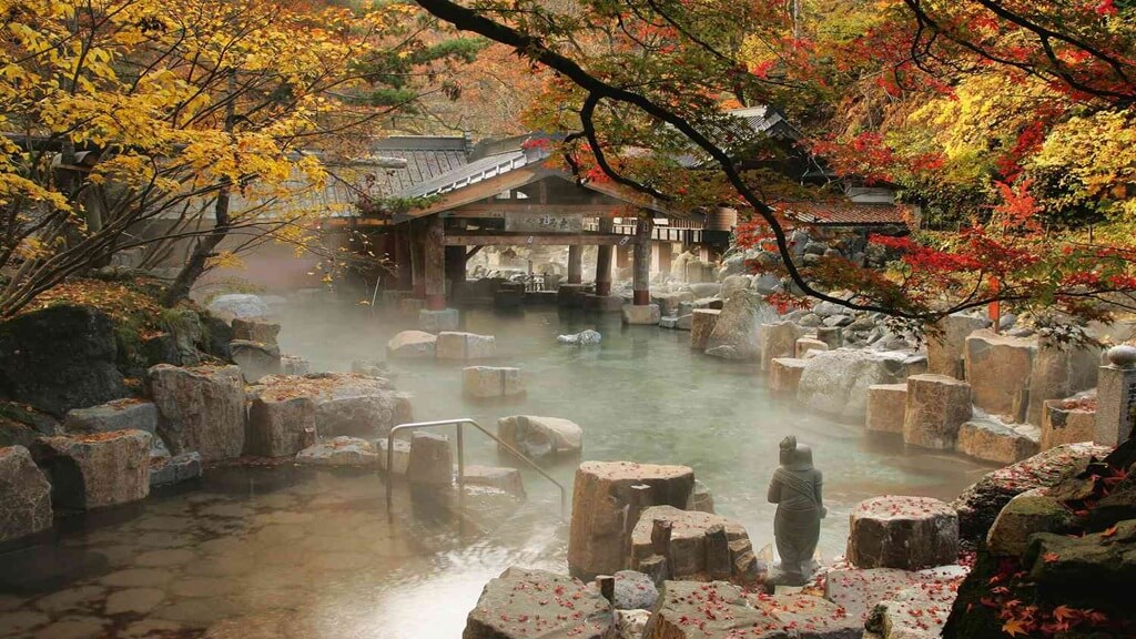Trải nghiệm tắm Onsen Nhật Bản