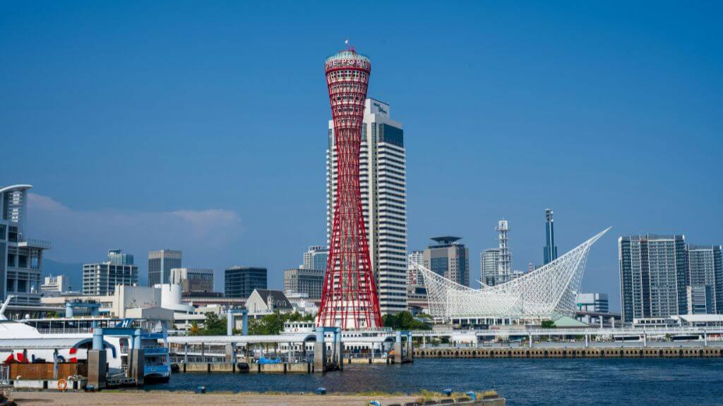 Tháp cảng Kobe Harborland – biểu tượng của thành phố cảng sôi động