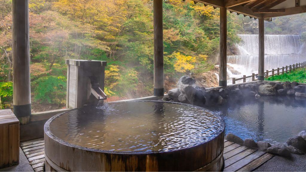 Trải nghiệm tắm onsen phục hồi sức khoẻ tại chân núi Phú Sĩ