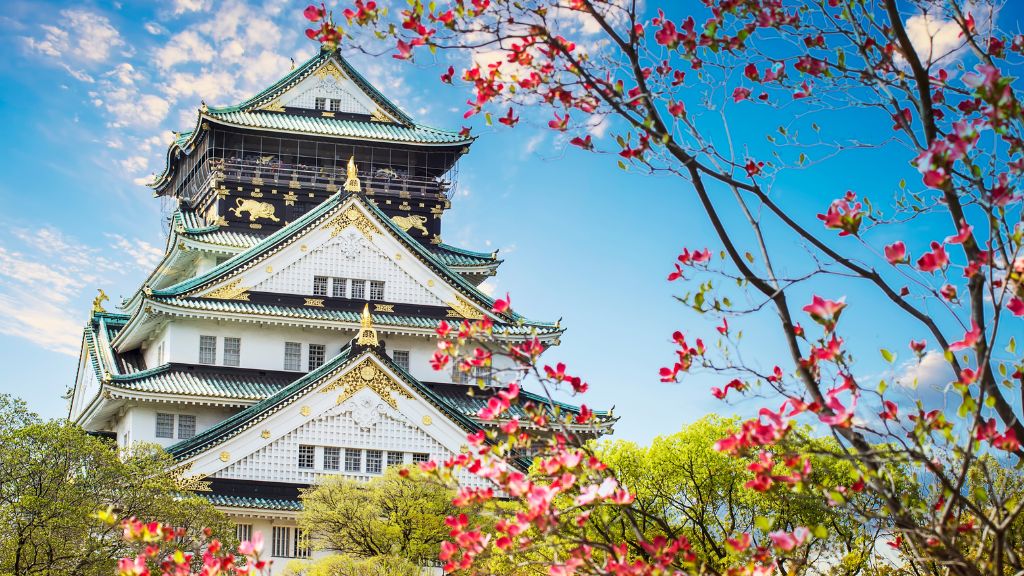 Lâu đài Osaka uy nghi