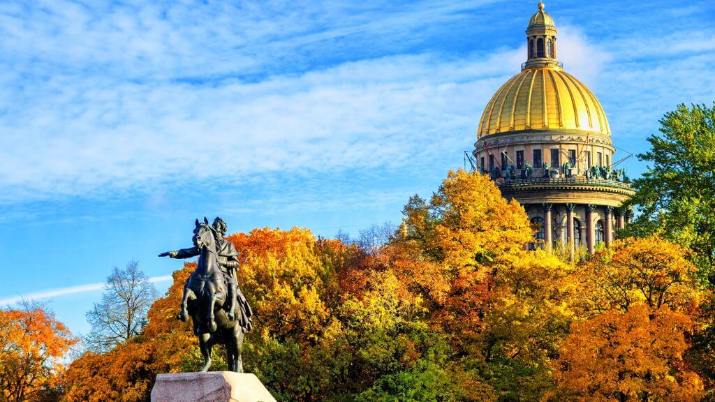 Nhà Thờ Chính Tòa Thánh Isaac Biểu Tượng Saint Petersburg