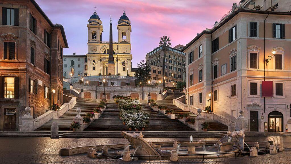 Spanish Steps (Bậc thang Tây Ban Nha), Piazza di Spagna tại Ý