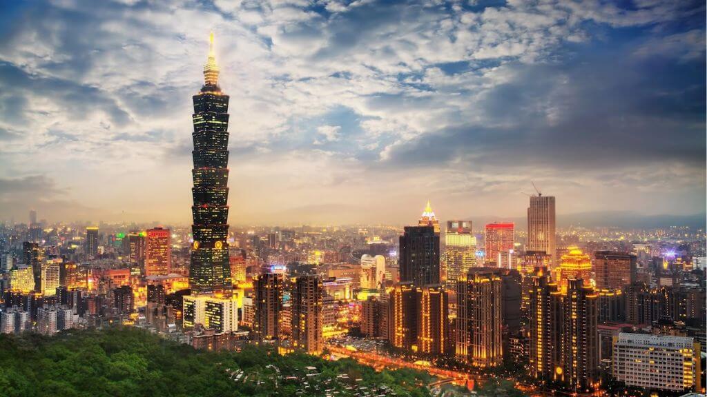 Hình ảnh Đài Loan về đêm