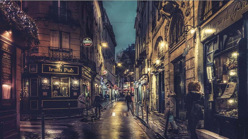 Thành Phố Paris Về đêm
