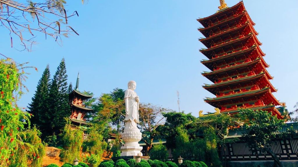 Chùa Minh Thành   Ngôi chùa mang phong cách Nhật Bản giữa phố núi Gia Lai