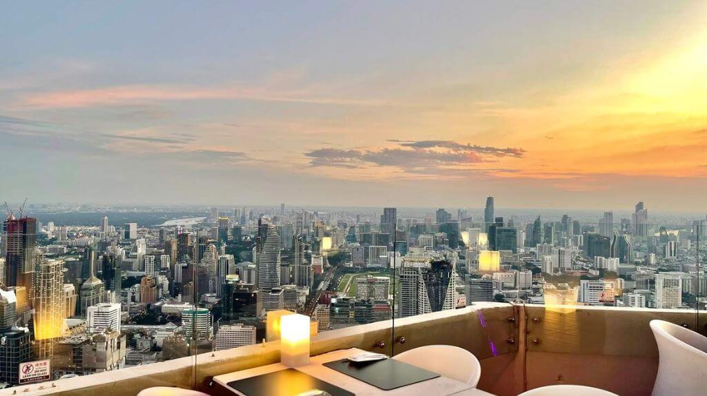 View từ tòa nhà Baiyoke Sky