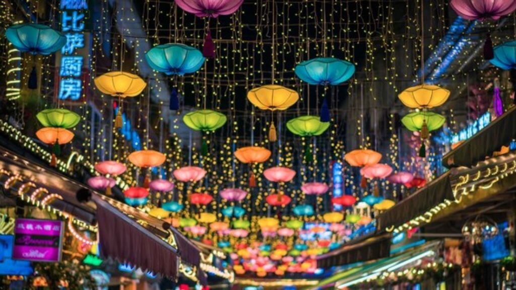 Hình ảnh Phố Tây Dương Sóc về đêm (2)