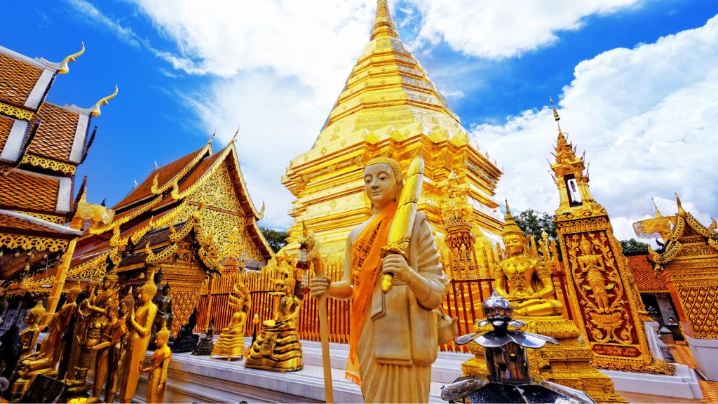 Chiêm ngưỡng kiến trúc độc đáo tại xứ sở chùa vàng