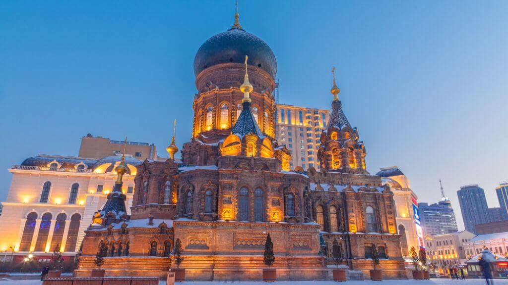 Nhà thờ Saint Sophia: Biểu tượng kiến trúc Byzantine nổi bật giữa lòng Cáp Nhĩ Tân.