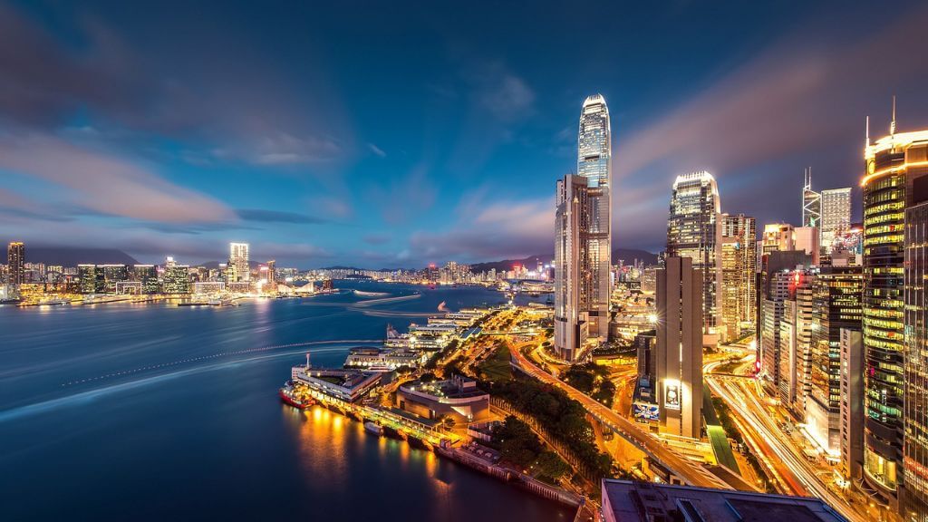 Hình ảnh Hong Kong về đêm