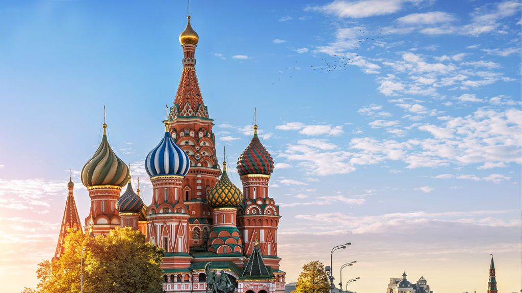 Nhà thờ thánh Basil nổi tiếng tại Nga