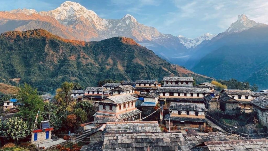 Khung cảnh Nepal hùng vĩ