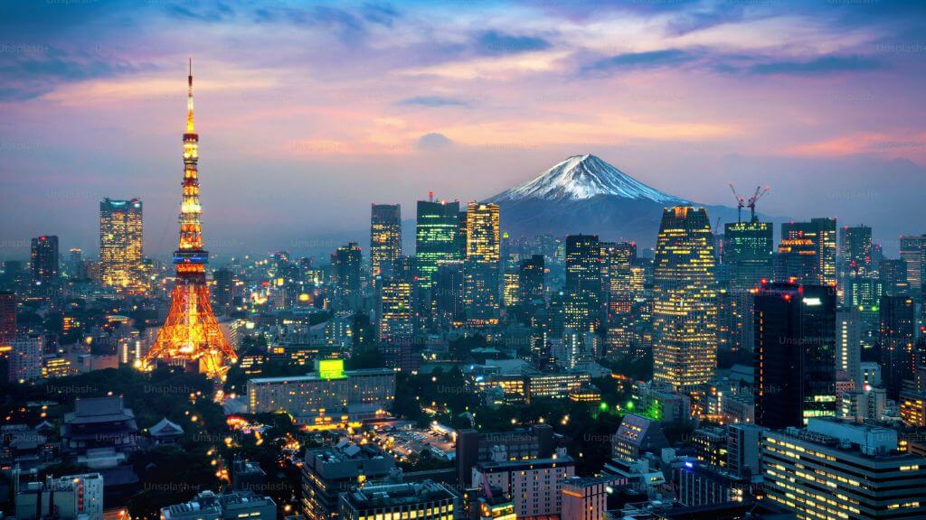 Vẻ đẹp ngất trời ở Tokyo