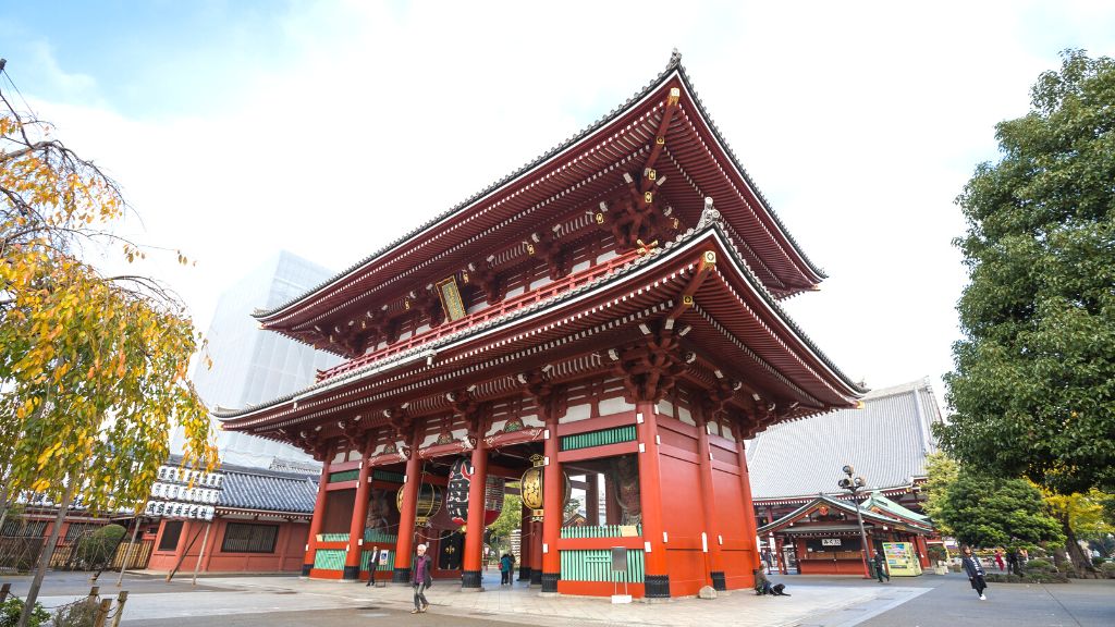 Kiến trúc đền Asakusa Kannon uy nghi