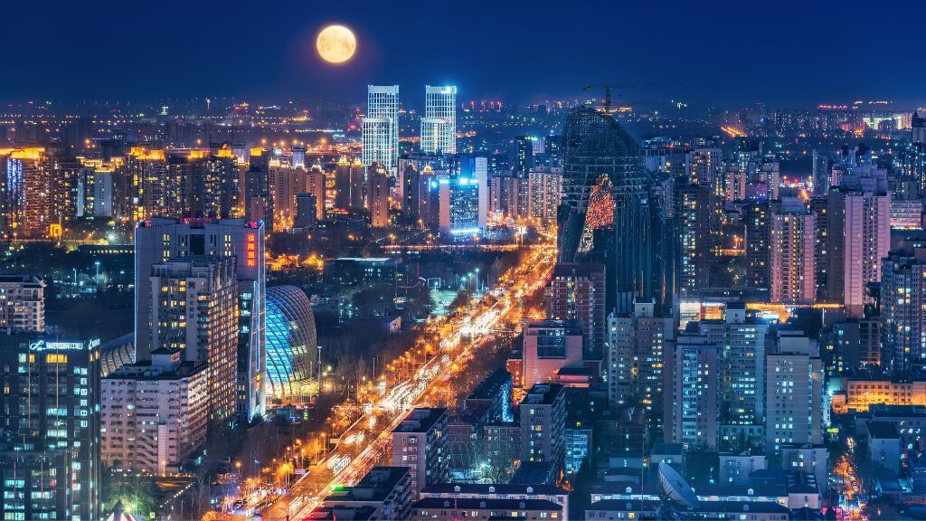 Vẻ đẹp của Bắc Kinh về đêm