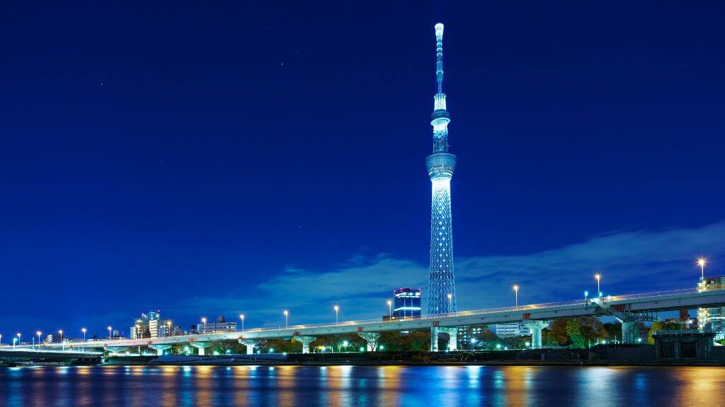 Chiều cao ấn tượng của Tokyo Sky Tree