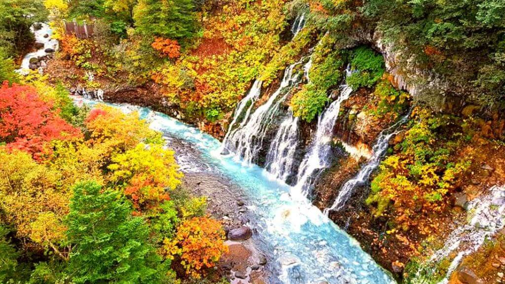 Shirahige Falls – dòng thác trắng giữa thiên nhiên Hokkaido