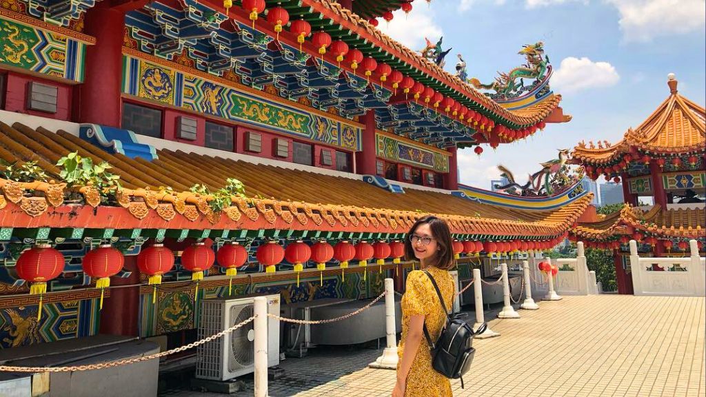 Tham quan chùa bà Thiên Hậu nổi tiếng (@le.bich.phuong)