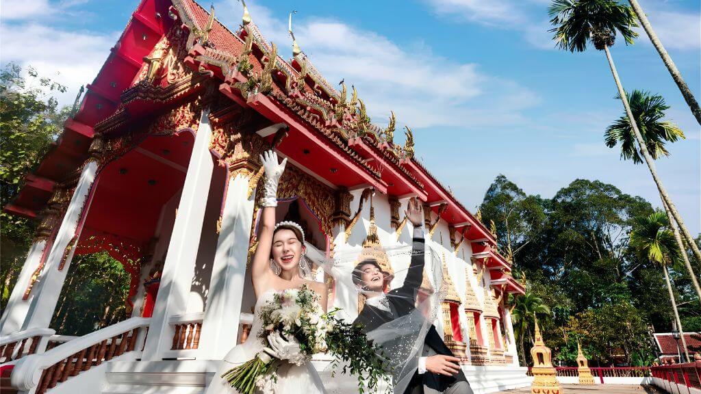 Chùa Kathu, nơi lưu giữ khoảnh khắc cưới đầy cảm xúc của du khách