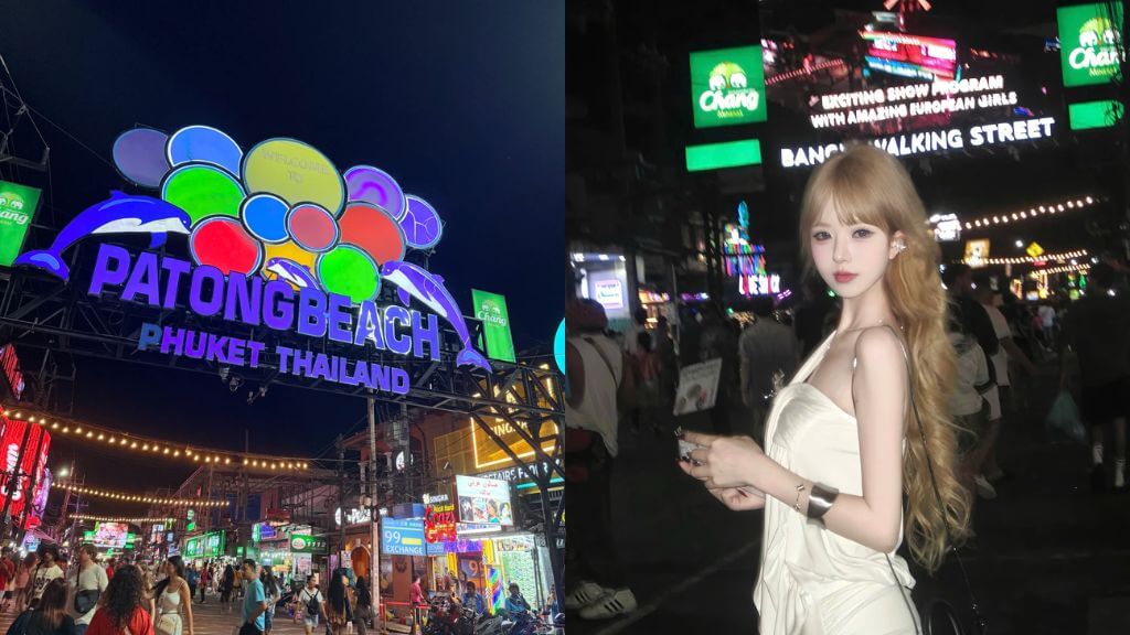 Phố đi bộ Patong, nơi ánh đèn rực rỡ và nhịp sống về đêm không bao giờ ngủ