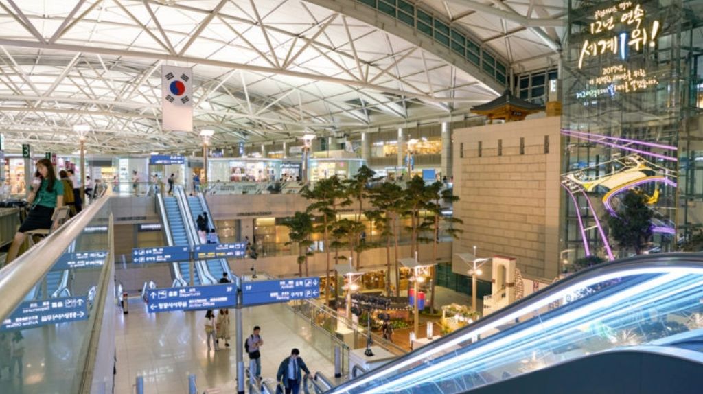 Sân bay Incheon - Hàn Quốc