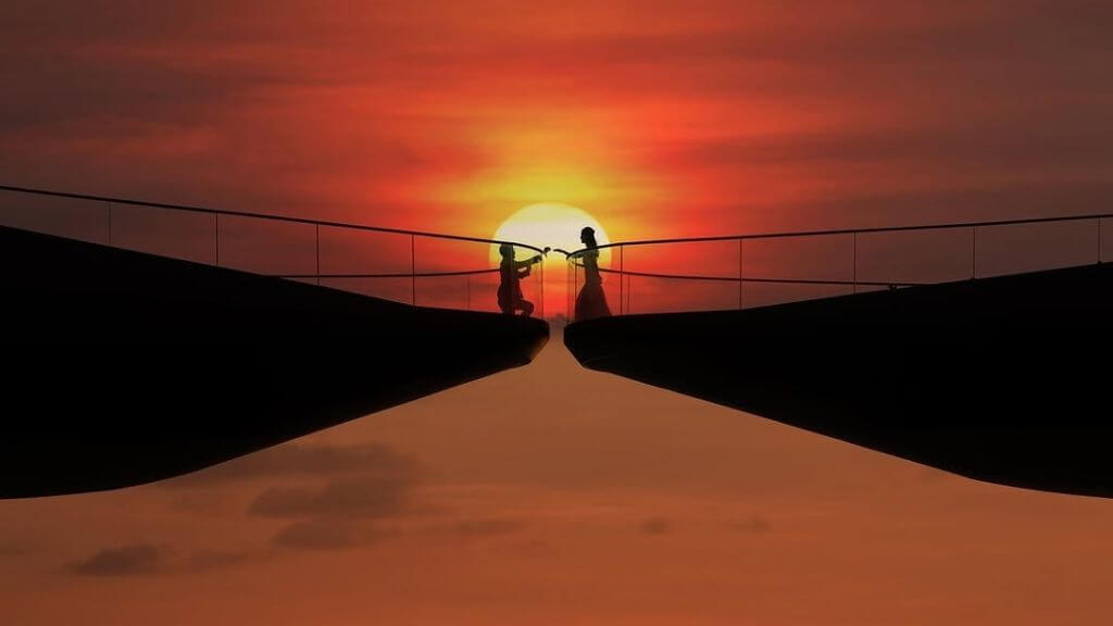 Khung cảnh lãng mạn tại Cầu Hôn (Kiss Bridge)