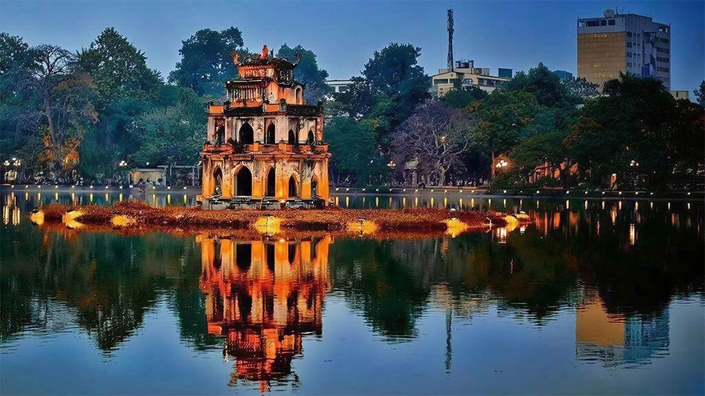 Tháp Rùa Hồ Hoàn Kiếm