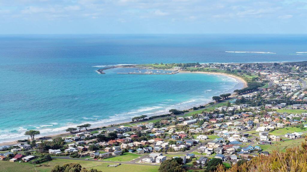 Thị trấn nhỏ ven biển Apollo Bay